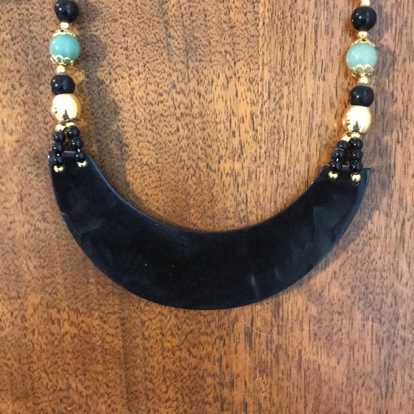 Natural Mixed Gemstone Inlay Choker Necklace - Picture 9 of 9